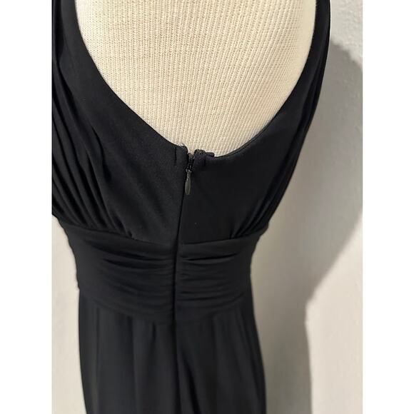 Sangria High Low Sleeveless Midi Dress Black Size 12 - Picture 7 of 10